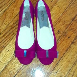 Michael Kors, Kiera Ballet shoe, Size 8M, Deep Pink